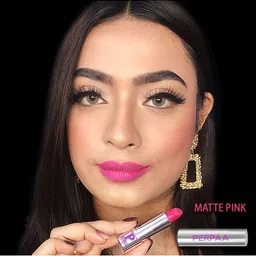 PERPAA Set of 2 Push Button Matte Lipstick 3.5g each - Matte Pink 175 & Matte Orange 193 image 3