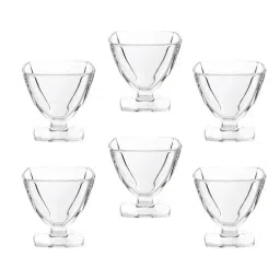 la rochere Carat Transparent Glass ( Set of 6 ) Ice Cream cup-picture-22