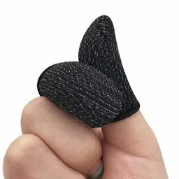 Lieven finger sleeve cap for sweat breathable full touch screen to Mobile pubg/Call off duty/free fire game trigger battle royal sensitive shoot and aim supports & Suitable for all types android and IOS Mobile -1 pair Gaming Accessory Kit-image-50