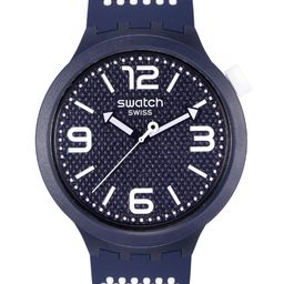 Swatch SwatchBigBold Unisex Navy Blue Water Resistant Analogue Watch SO27N101-image-7