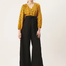 Sleek Italia Floral Printed Basic Jumpsuit-image-86