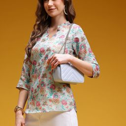 HERE&NOW Floral Printed Kurti-picture-47