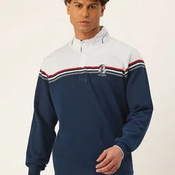 Monte Carlo Mock Collar Colourblocked Sweatshirt-image-70