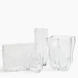 H&M Transparent Large Glass Vase-image-19