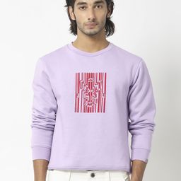 RARE RABBIT Men Pysde Graphic Print Logo Sweatshirt-image-39