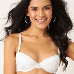 DressBerry White Lace Underwired Lightly Padded Balconette Bra JAZZ-L-01-picture-53