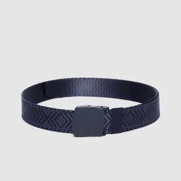 HIGHLANDER Men Navy Blue Woven Design Belt-image-34