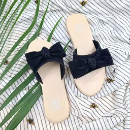 POSTCARD Women Beige Woven Design Open Toe Flats-75