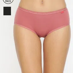 Van Heusen Women Assorted Pack of 2 Solid Antibacterial Flexi Stretch Hipster Panty-16