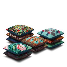 SEJ by Nisha Gupta Multicoloured Set of 10 Printed 16" x 16" Square Cushion Covers image 3