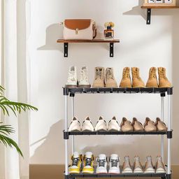 ADA Handicraft Black 3 layer Shoe Rack image 4