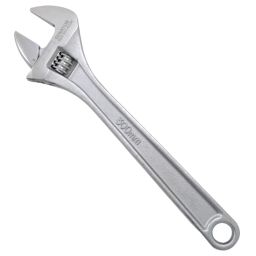 8-Inch 150mm Chromed Adjustable Wrench/Spanner Heavy-Duty Drop Forged Steel For Professional & Home Use - RS7558 8-Inch 150mm Chromed Adjustable Wrench/Spanner Heavy-Duty Drop Forged Steel For Professional & Home Use - RS7558-25