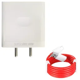 Loire Original SuperVooc Fast Charging Mobile Adapter White 80 W with USB to Type-C Cable Red-22
