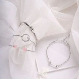 Joker & Witch Silver Romance Apollo Flexible fit Bracelet - Set of 4-47