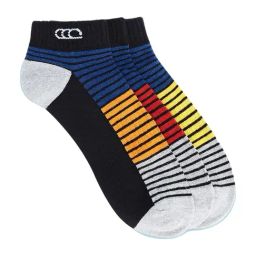 Ajile by Pantaloons Multicolor Striped Socks - Pack of 3-image-37