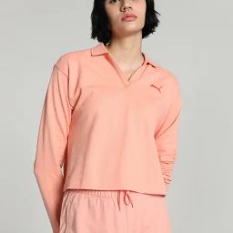 Puma Peach Cotton Sports T-Shirt-picture-35