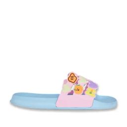 Pantaloons Junior Pink & Blue Casual Slides-image-88