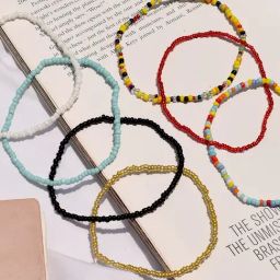 Joker & Witch Summer Beads Summer Calling Multicolored Flexible fit Bracelet - Set of 7-0