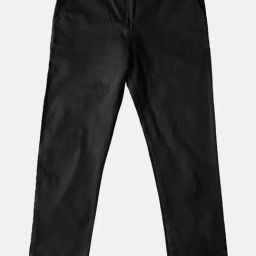 Kiddopanti Kids Black Solid Pants-image-27