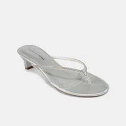 LEMON & PEPPER Embellished PU Party Slim Heeled Sandals-picture-46