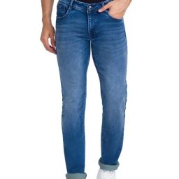 Parx Blue Slim Tapered Fit Jeans-picture-17