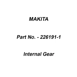 Makita Internal Gear Size 45 mm Suitable For TW140D, Part No 226191-1-image-14