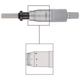 Mitutoyo MHN6-25 Micrometer Head Range 0 - 25 mm, 86898576-9