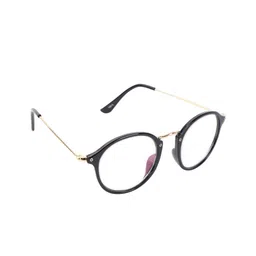 BAYBERRY Unisex Black Lens & Gold-Toned Round Sunglasses with-image-29