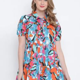 Oxolloxo Multicolor Cotton Printed Top-image-100
