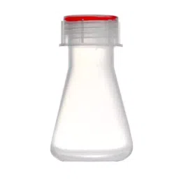 Abdos 500 ml Capacity White PP Conical Flask For Routine Storage and Pouring, P11622 (Pack of 12) image 1