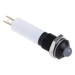 RS PRO Green, Red, Yellow Panel Mount Indicator 24V DC, Mounting Hole Size 8 mm, Termination Type Solder Tab, IP Rating IP67, Model No 207775-26