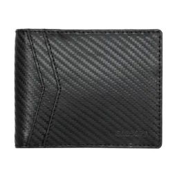SASSORA Lara Black Textured Leather Small Money Clips Wallet for Men & Women-picture-12