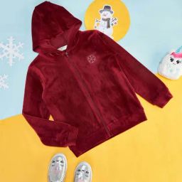 Pantaloons Junior Maroon Embellished Full Sleeves Sweatshirt-picture-33