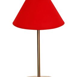 Aura Red Metal Traditional Abstract Shaped Table Lamp-19