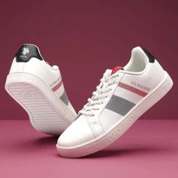 U.S. Polo Assn. Men's GLINTON 2.0 Snow White Casual Sneakers-picture-9
