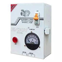 Enjoy Control Panel 1 HP Single Phase Regular Openwell Panel with MCB & 50 μF Capacitor for Openwell Pumps-28