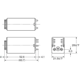 Omron Printed Circuit Board Terminal Solid State Timer IP40 2c Timed Contacts, H3Y-2-0 DC12 5S image 3