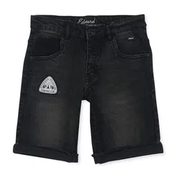 Gini and Jony Boys Graphic Washed Denim Regular Fit Shorts-image-62