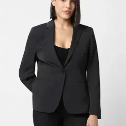 Van Heusen Grey Striped Blazer-image-45