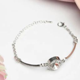 Priyaasi Silver Flexible fit Bracelet-28