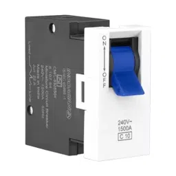 Legrand Modular MCB Allzy 10 Amp 1 Module Glossy White, 6811 57 image 2