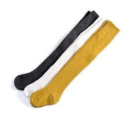 EL REGALO Girls Pack Of 3 Self Design Stockings-image-43