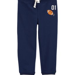 Carter's Football Pull-On French Terry Joggers - Navy Blue-image-18