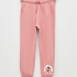 LC Waikiki Disney Featuring Mickey Mouse Printed  Joggers - Pink-image-1