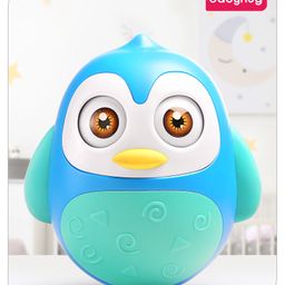 Babyhug Penguin Musical Roly Poly Toy -Blue-25