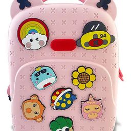 Schoolish 3 D Diy Children's Backpack Waterproof Dustproof Weatherproof Lightweight Shoulder Travel Bag - Height 14 Inches (Color May Vary)-59