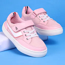 Pine Kids Casual Shoes with Velcro Closure - Pink-picture-11