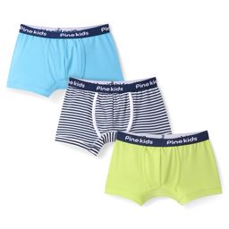 Pine Kids Cotton Knit Trunks With Stripes Pack Of 3 - Color May Vary-image-97