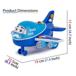 Fiddlerz Friction Power Airplane (Color May Vary) image 3
