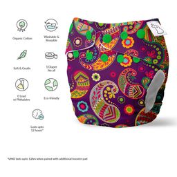 Superbottoms Cloth Diapers For Babies Trial Pack With 2 Freesize Uno New Version Reusable - Multicolour image 4